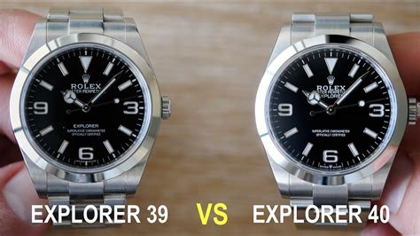 rolex explorer 39 review|rolex explorer 39 vs 40.